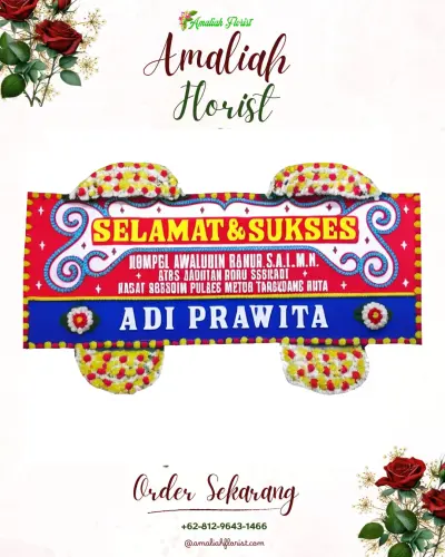 Karangan Bunga Ucapan Selamat di Tembuku